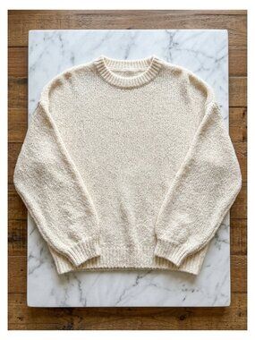 Women's Oversized Chunky Knit Pullover Sweater Long Sleeve